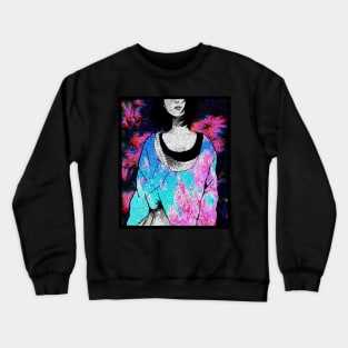 Manga girl tumblr clothes Japanese aesthetic Crewneck Sweatshirt